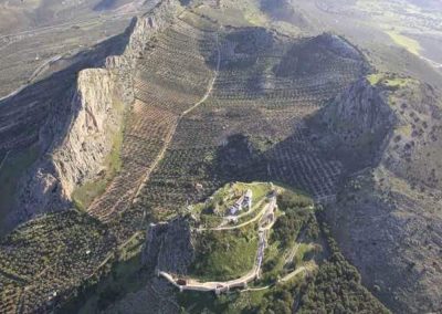 La sierra de Archidona - vista aérea